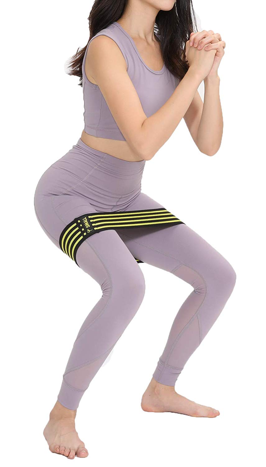 Long Booty Band Hip Circle Loop Resistance Band Workout Exercise for Legs  Thigh Glute Butt Squat Non-slip Design